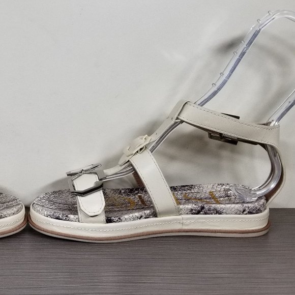 Louise et Cie Aventi Gladiator Sandal, Off White Leather, Womens Size 6 M / 36.5 - Picture 8 of 14